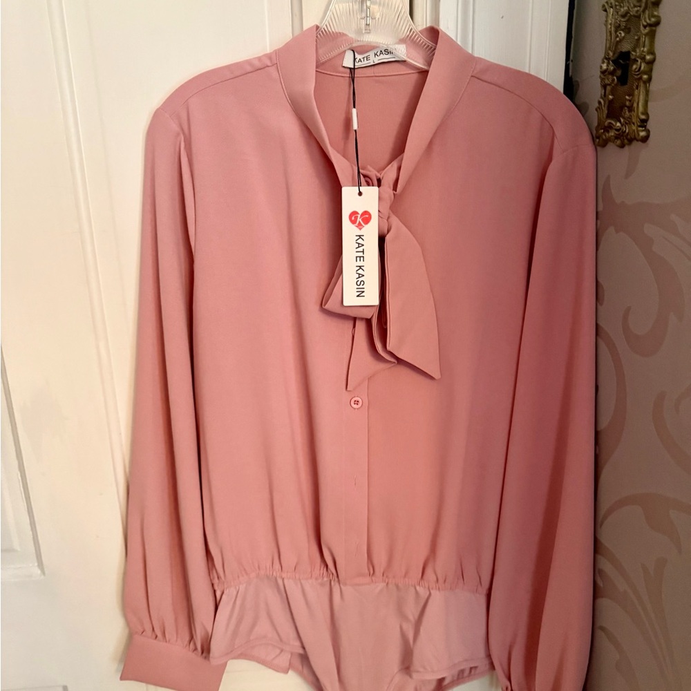 Kate Kasin Pink Women's Bodysuit Top